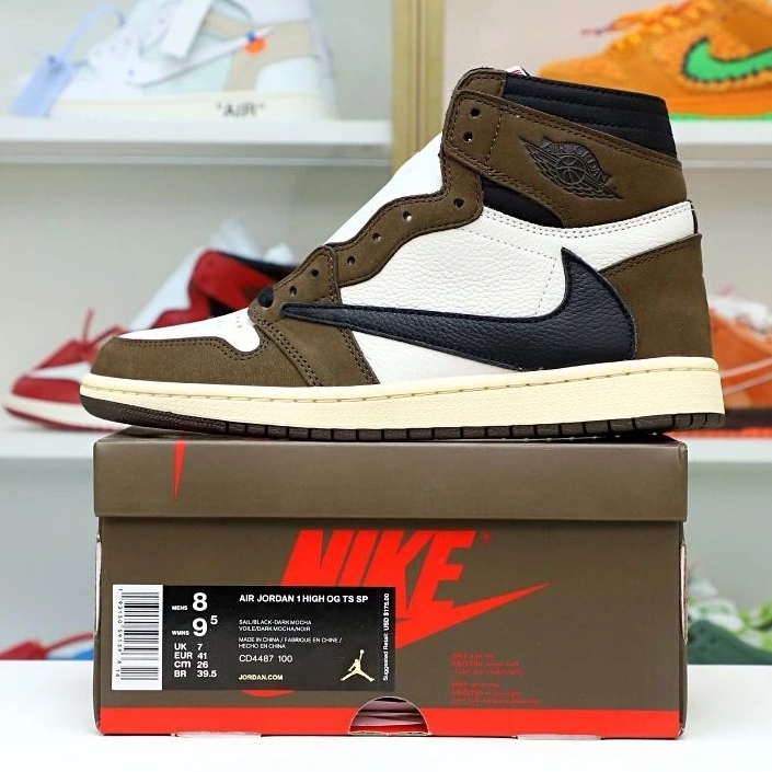 SCOTT JORDAN 1 TRAVIS RETRO OG HIGH 'MOCHA' X AIR 0922